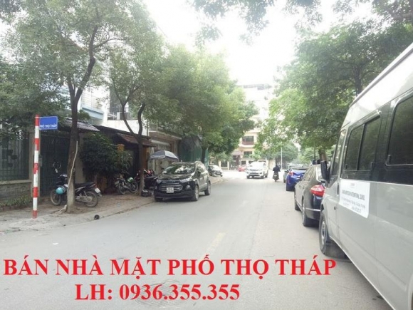 Bán Nhà Mặt Phố Thọ Tháp, Cầu Giấy, 120m2, 5 Tầng, Lô Góc, Giá Chỉ 27 Tỷ